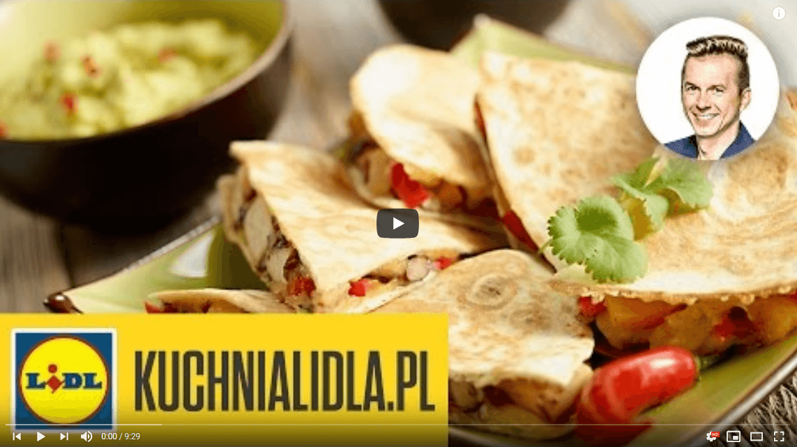 Tortilla z kurczakiem i guacamole – Karol Okrasa – Przepisy Kuchni Lidla